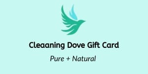 Cleaning Dove gift card example